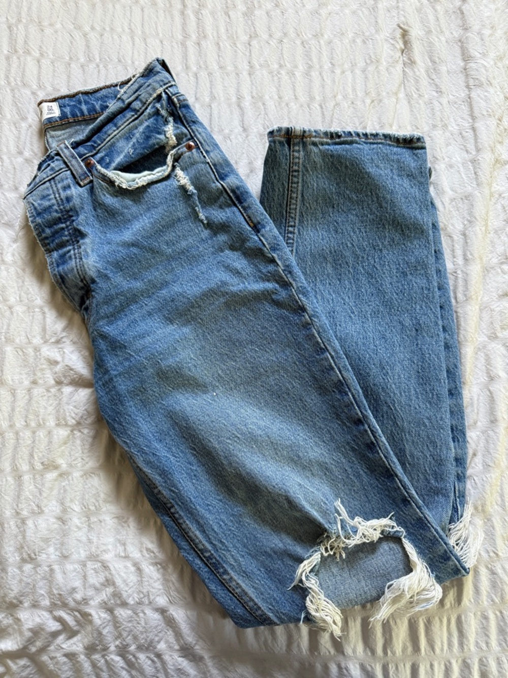 Abercrombie - High Waisted Dad Jeans